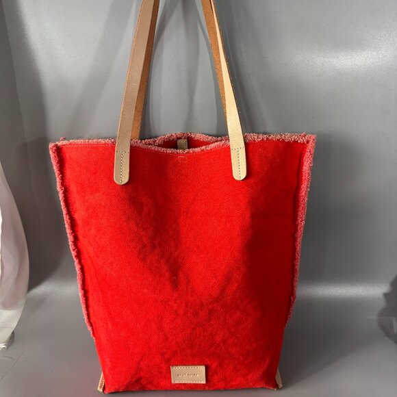 Graf Fantz Red Cavnas Tote Bag - Picture 2 of 15